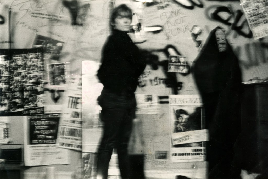 Inside 'The Bat Cave', 167a Mansfield Road, Nottingham, scene of the 'Rock Section séances', 1978.