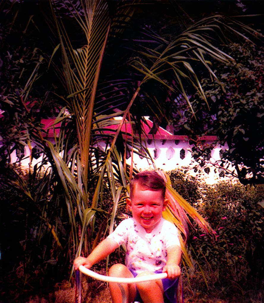 Robert Courtney at Hollywood Rest, Jamaica, 1961.